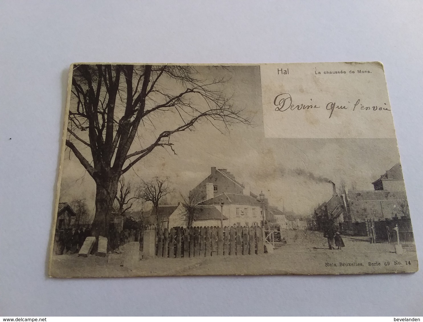 Postkaart Halle Hal La Chaussee De Mons 1902 - Halle