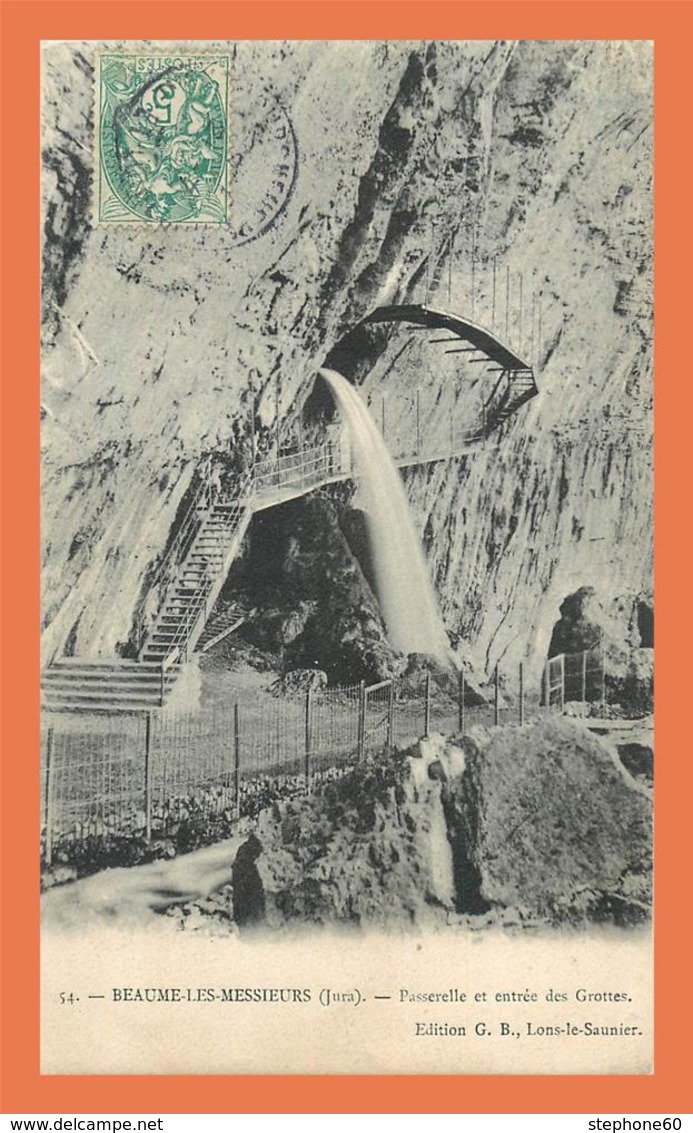 A708 / 591  39 - BEAUME LES MESSIEURS Passerelle Et Entrée Des Grottes - Other & Unclassified