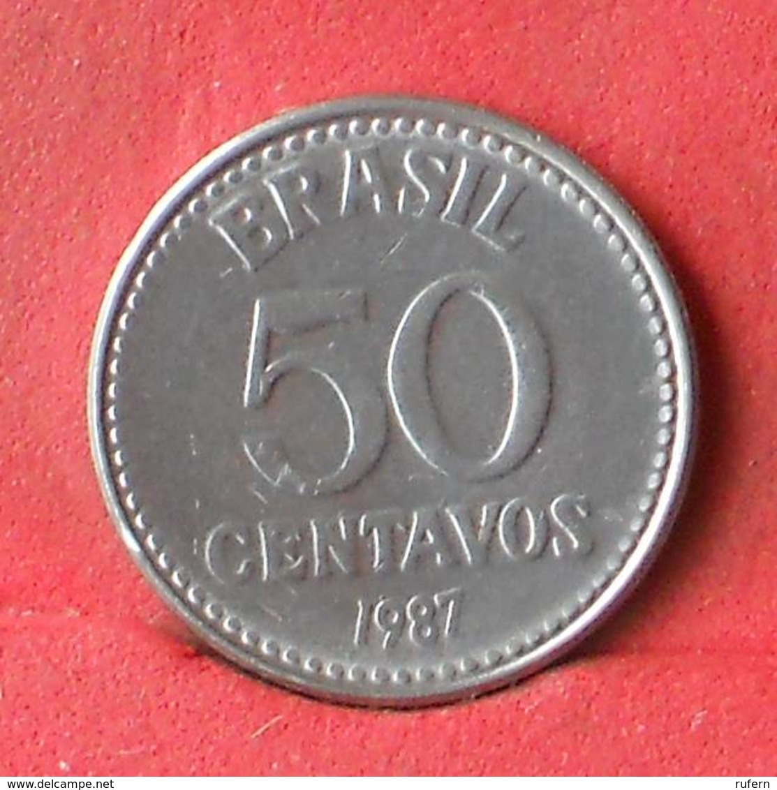 BRAZIL 50 CENTAVOS 1987 -    KM# 604 - (Nº28454) - Brésil