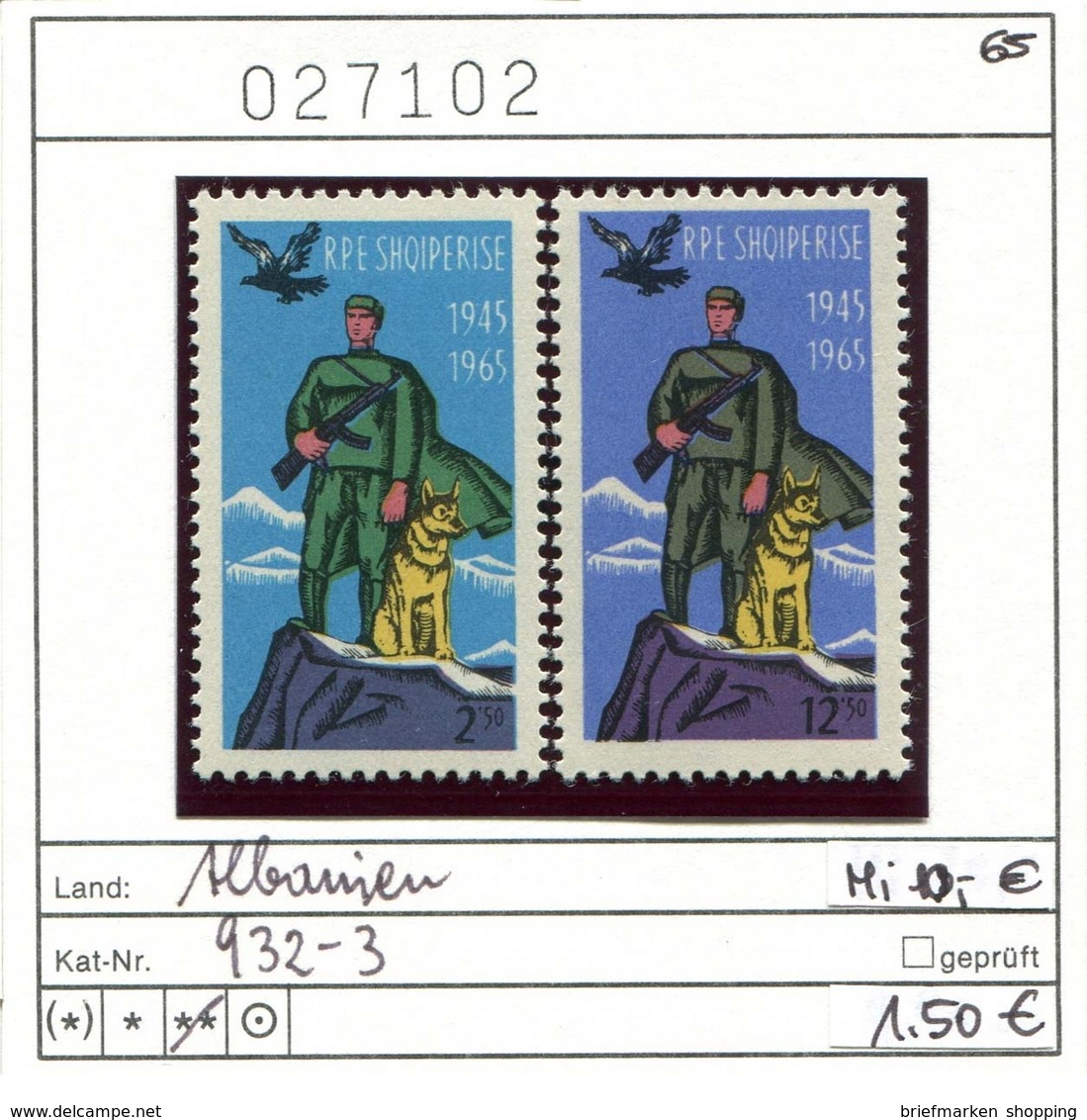 Albanien - Albanie - Albania - Michel 932-933 - ** Mnh Neuf Postfris - - Albania