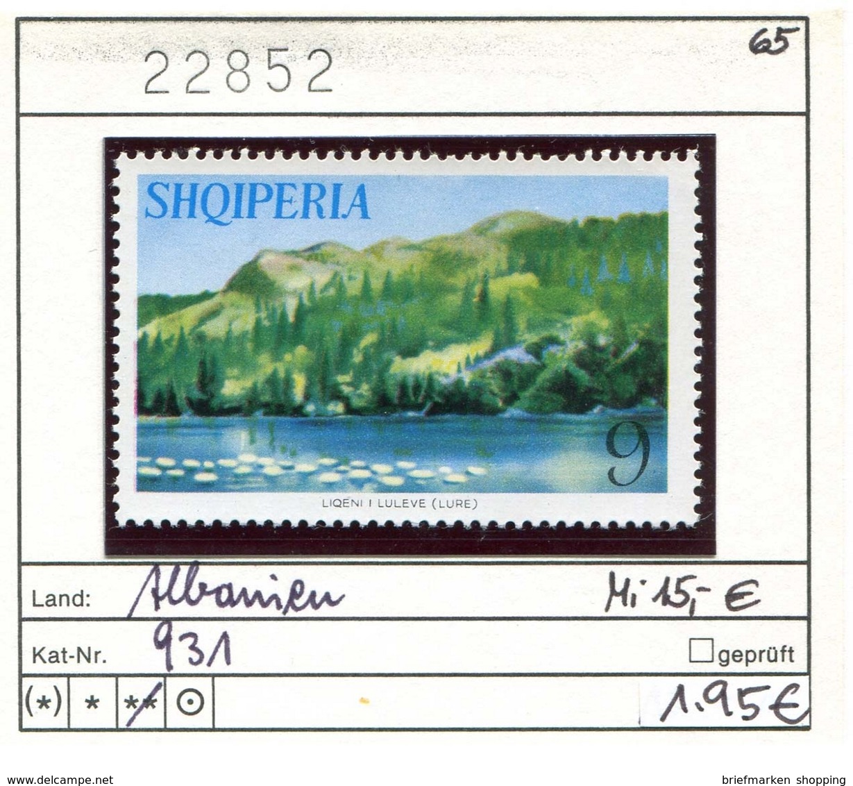 Albanien - Albanie - Albania - Michel 931 - ** Mnh Neuf Postfris - - Albanien