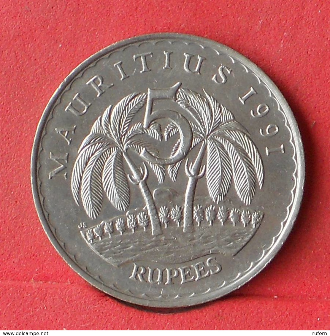 MAURITIUS 5 RUPEES 1991 -    KM# 56 - (Nº28486) - Mauritius