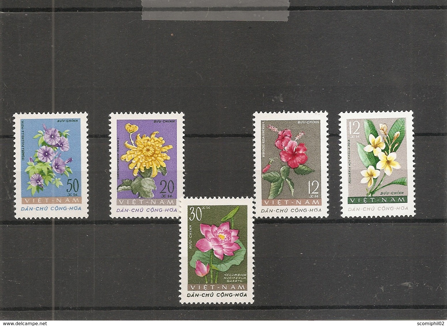 Vietnam Du Nord - Fleurs ( 267/271 XXX -MNH) - Vietnam