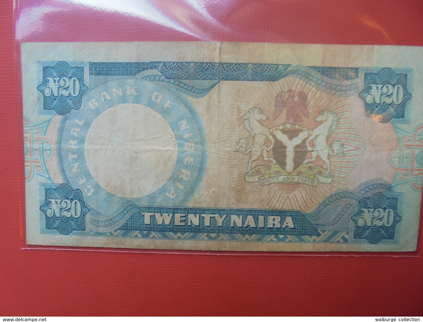 NIGERIA 20 NAIRA 1984 CIRCULER - Nigeria