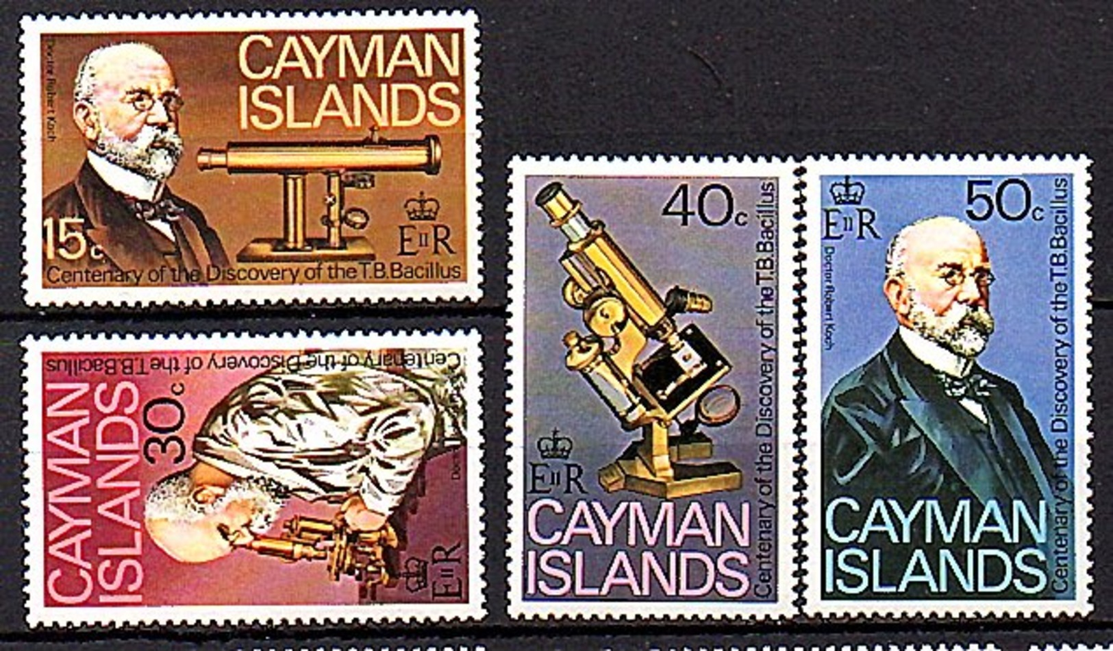 Cayman Islands 1982 Robert Koch MNH Set SG 545-8 (198) - Aitutaki