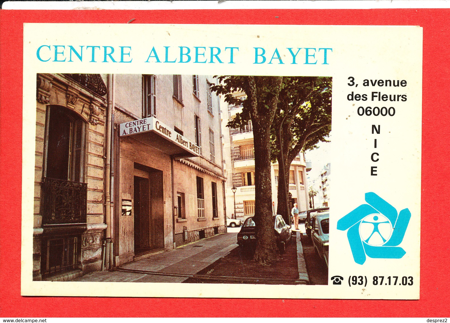 06 NICE Cp Centre Albert Bayet  * Dimensions Replié 15 Cm X 10.5 Cm - Health, Hospitals