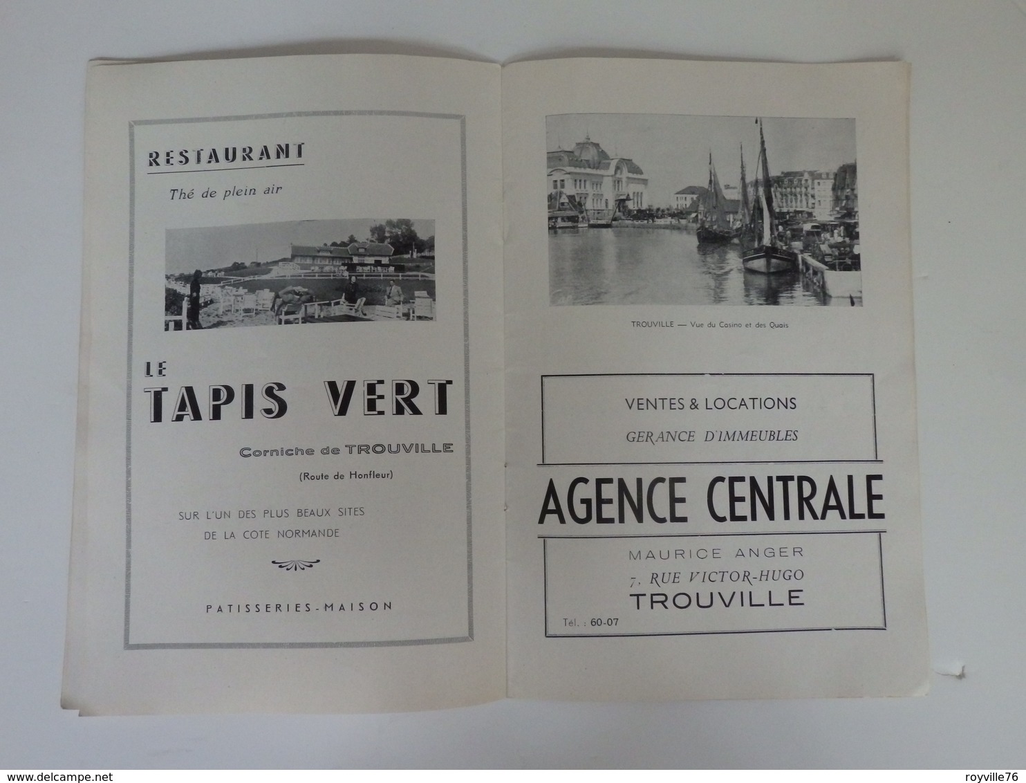 Programme du Théâtre du Casino de Trouville (14).