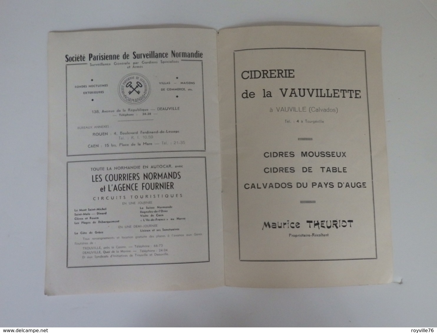 Programme du Théâtre du Casino de Trouville (14).