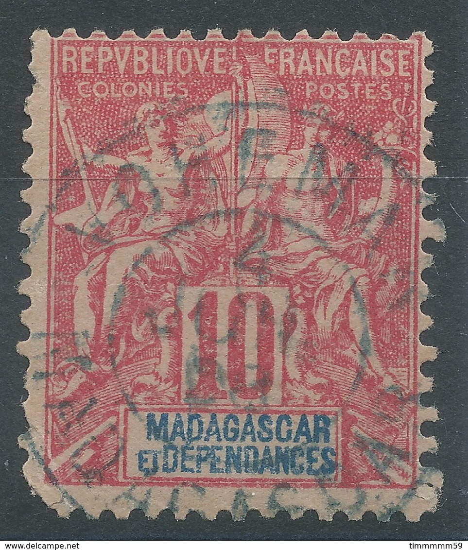 Lot N°48391  MADAGASCAR N°43, Oblit Cachet à Date Bleu De VOHEMAR (MADAGASCAR) - Oblitérés