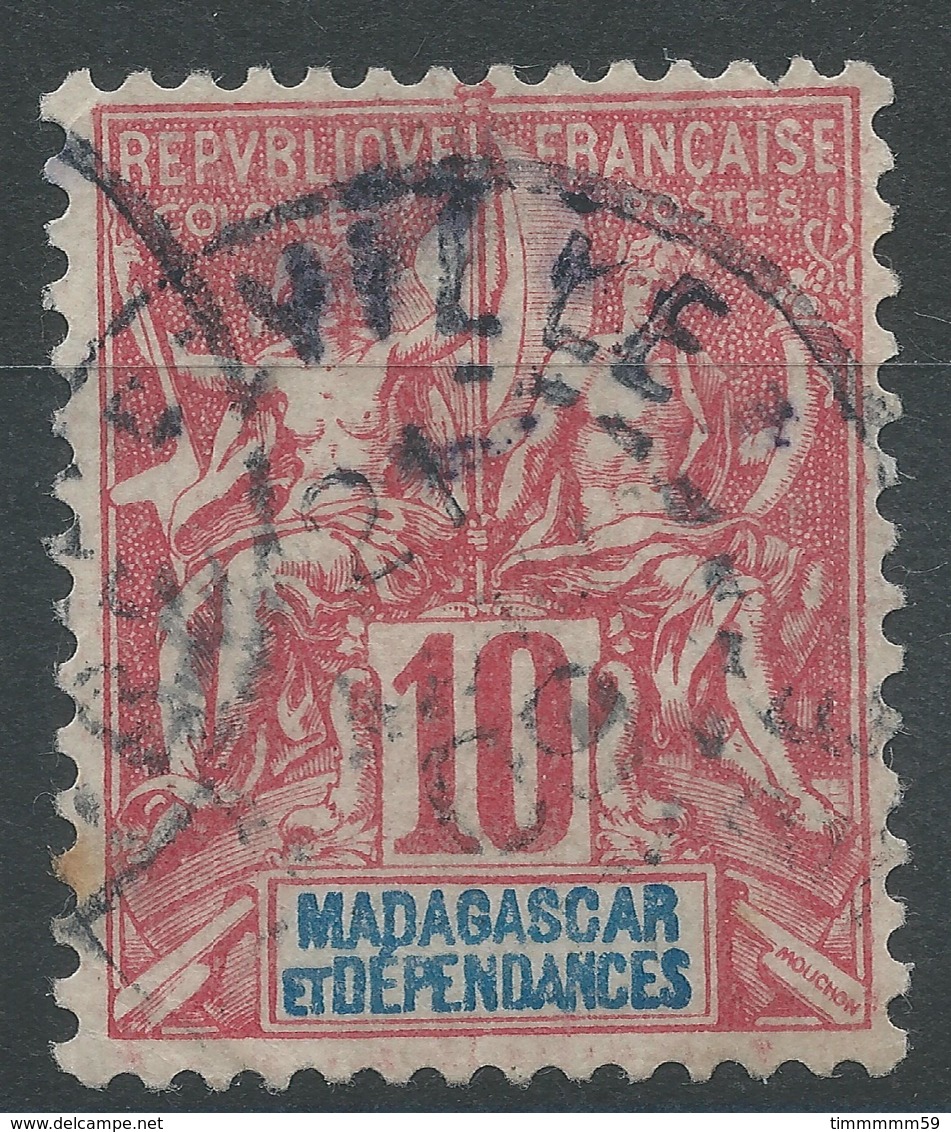 Lot N°48393  MADAGASCAR N°43, Oblit Cachet à Date A Déchiffrer - Gebraucht