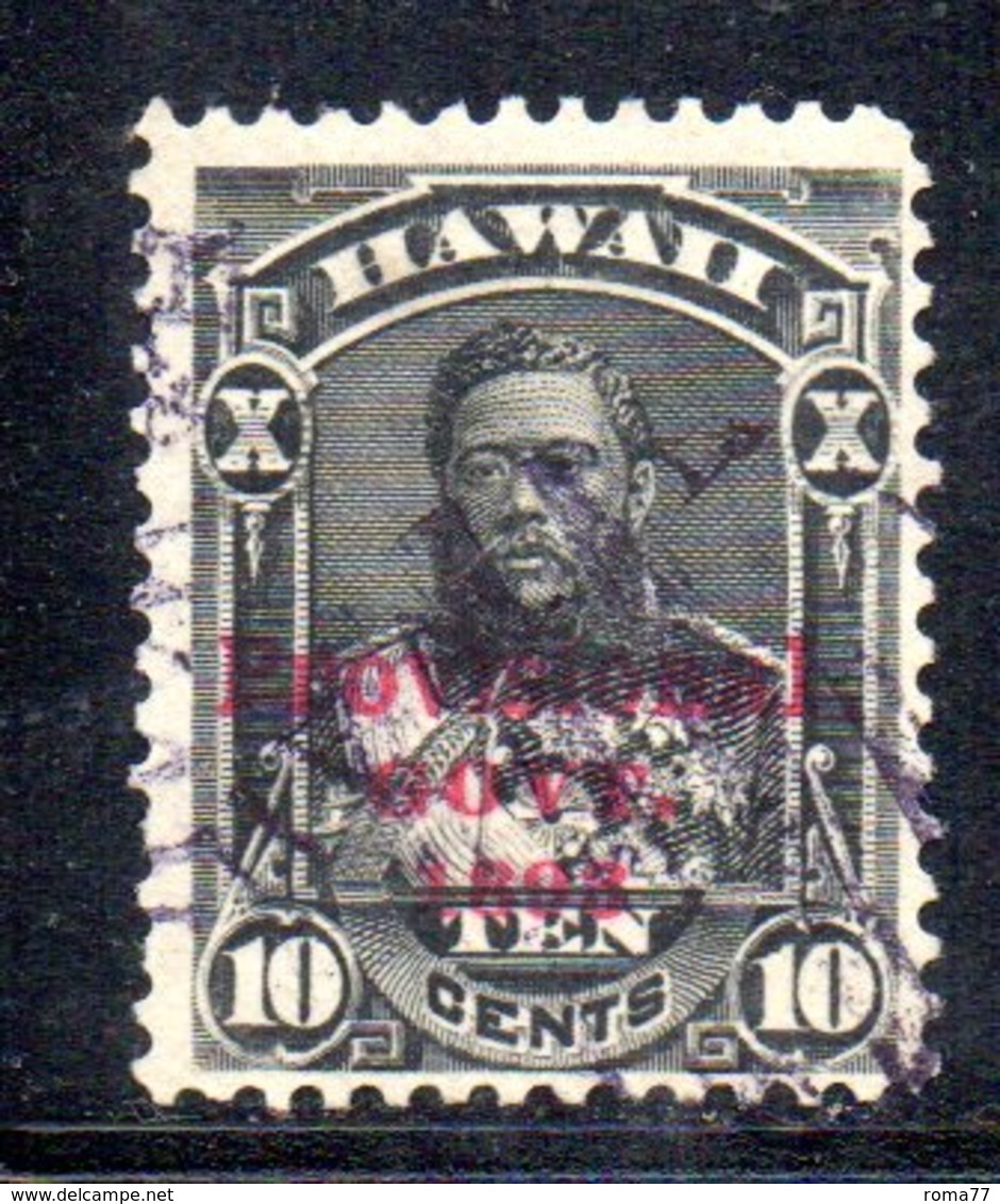 APR574 - HAWAII 1893 , Yvert N. 50  Usato - Hawaii