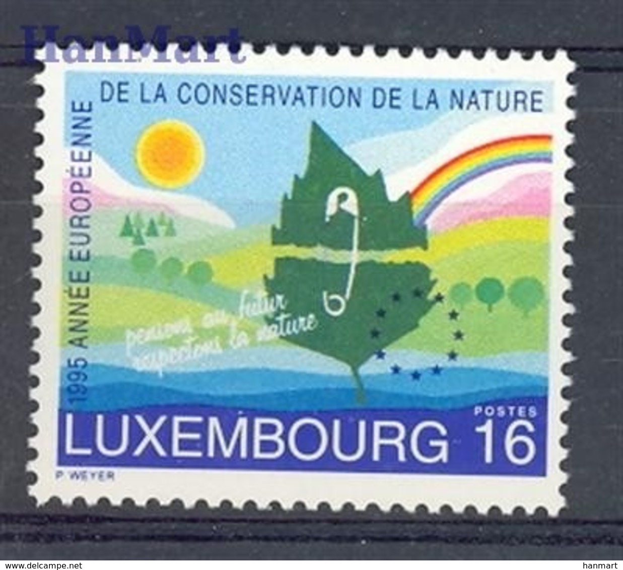 Luxembourg 1995 Mi 1373 MNH ( ZE3 LXB1373 ) - Protection De L'environnement & Climat