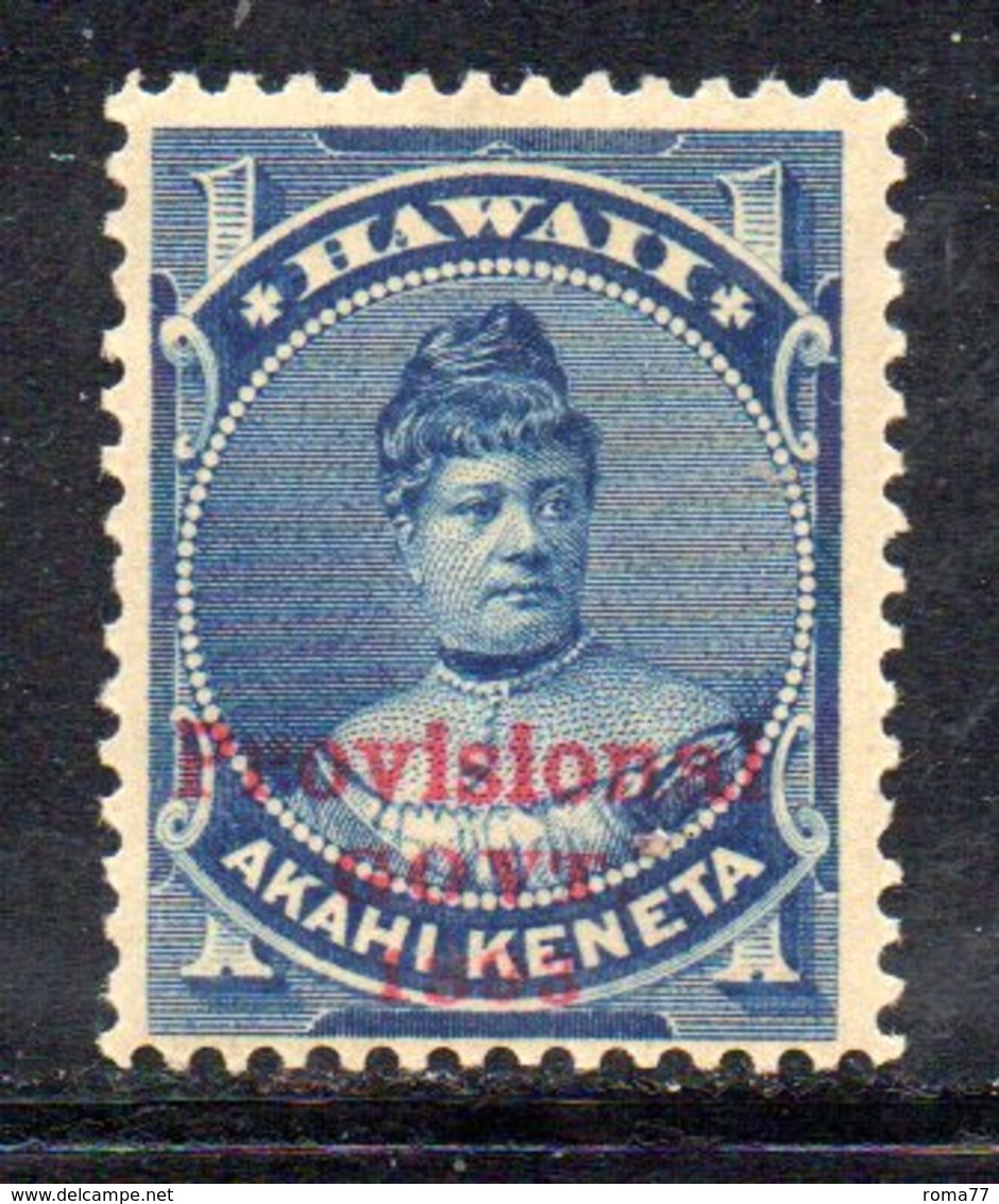 APR576 - HAWAII 1893 , Yvert N. 43  *  Linguellato - Hawaii