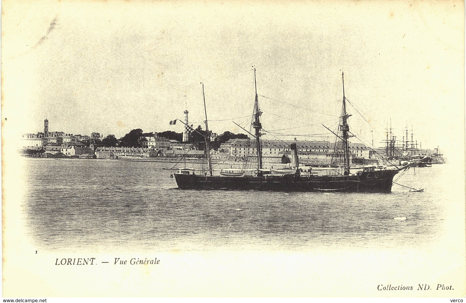 Carte Postale Ancienne De LORIENT - Lorient