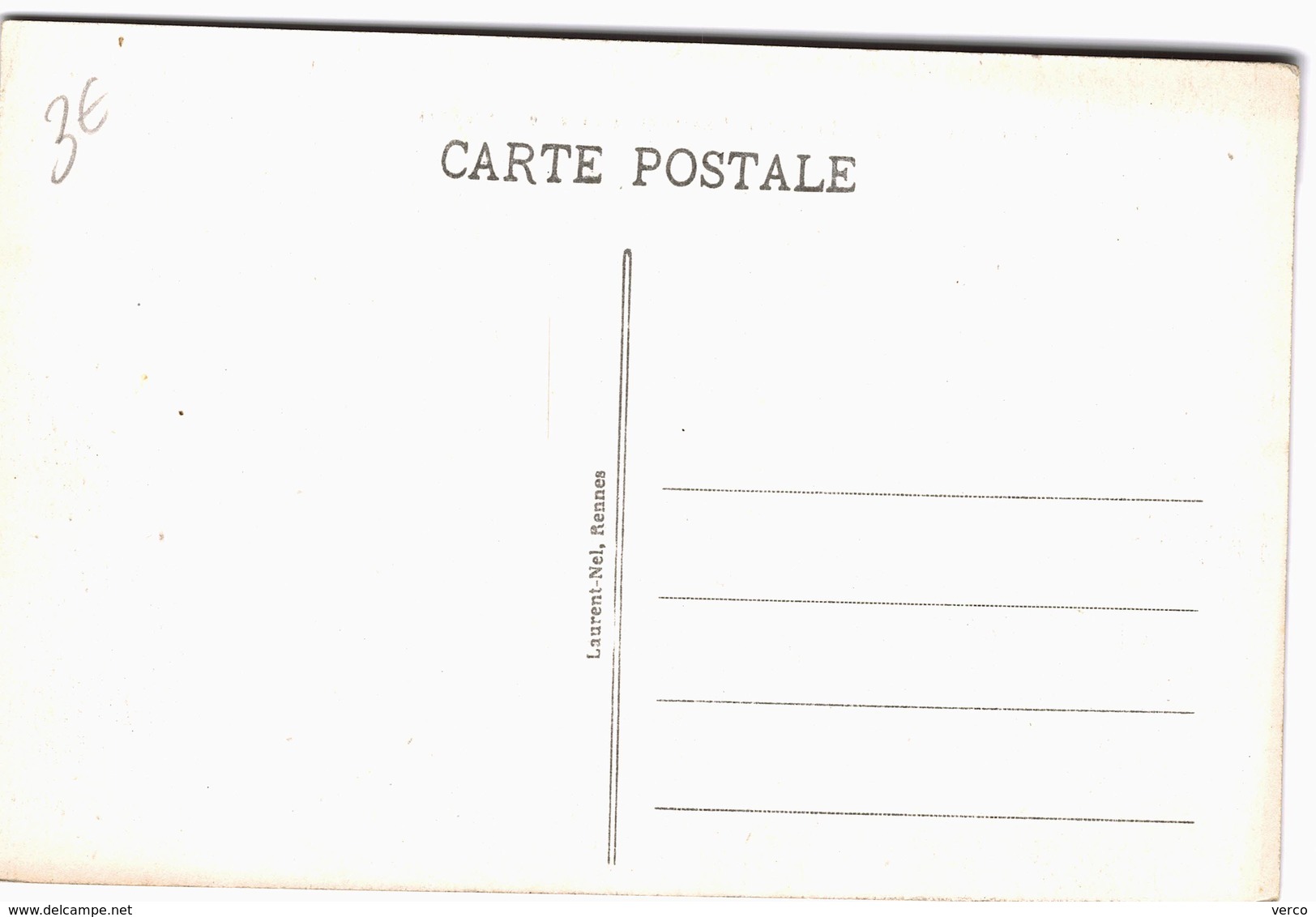 Carte Postale Ancienne De LORIENT - Lorient