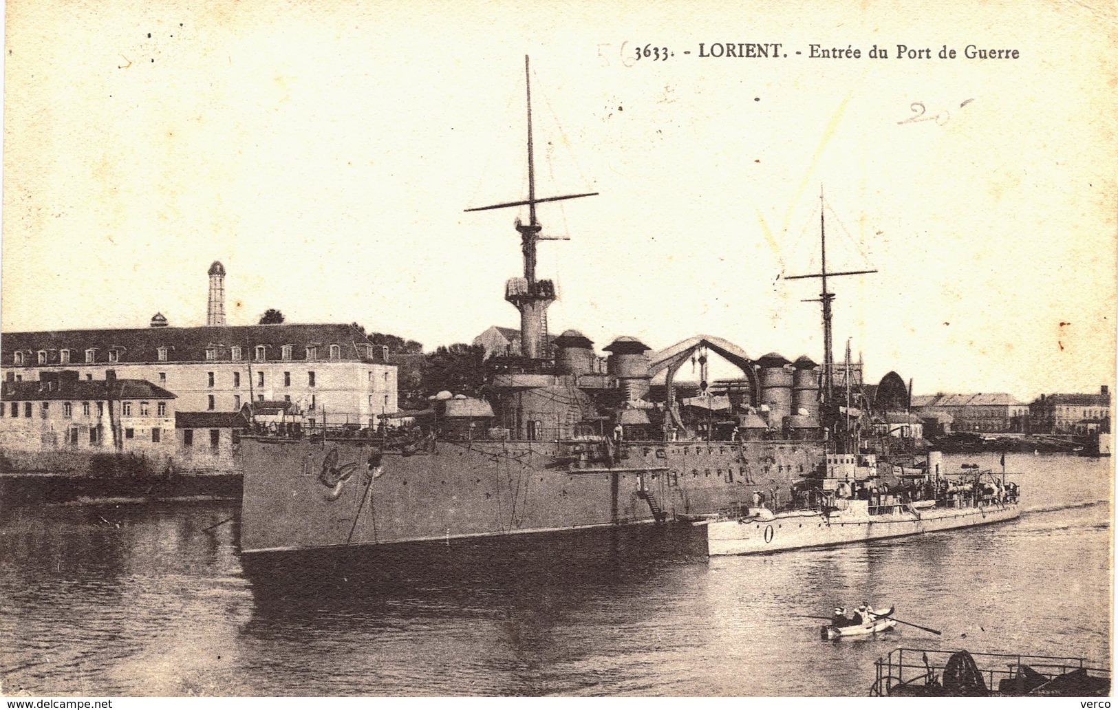 Carte Postale Ancienne De LORIENT - Lorient