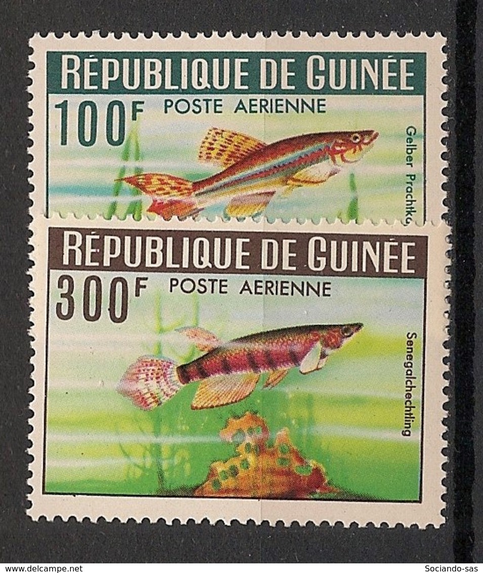 Guinée - 1964 - Poste Aérienne PA N°Yv. 38 à 39 - Poissons - Neuf Luxe ** / MNH / Postfrisch - Vissen