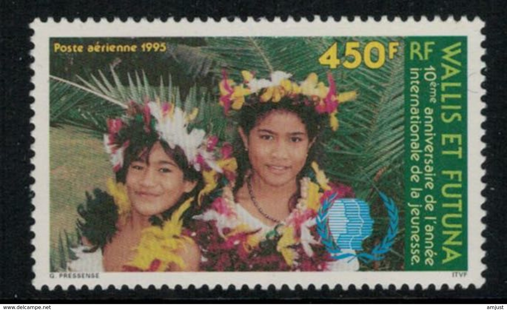Wallis-Et-Futuna //  Poste Aérienne 1995 // Jeunes Filles Avec Couronnes Timbre Neuf** MNH No.187 Y&T - Neufs