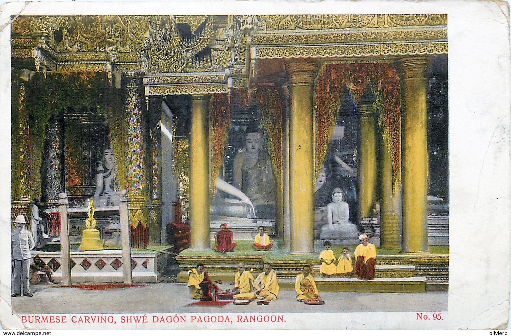 Myanmar - Birmanie - Burmese Carving , Shwe Dagon Pagoda , Rangoon - N° 30 - Myanmar (Burma)