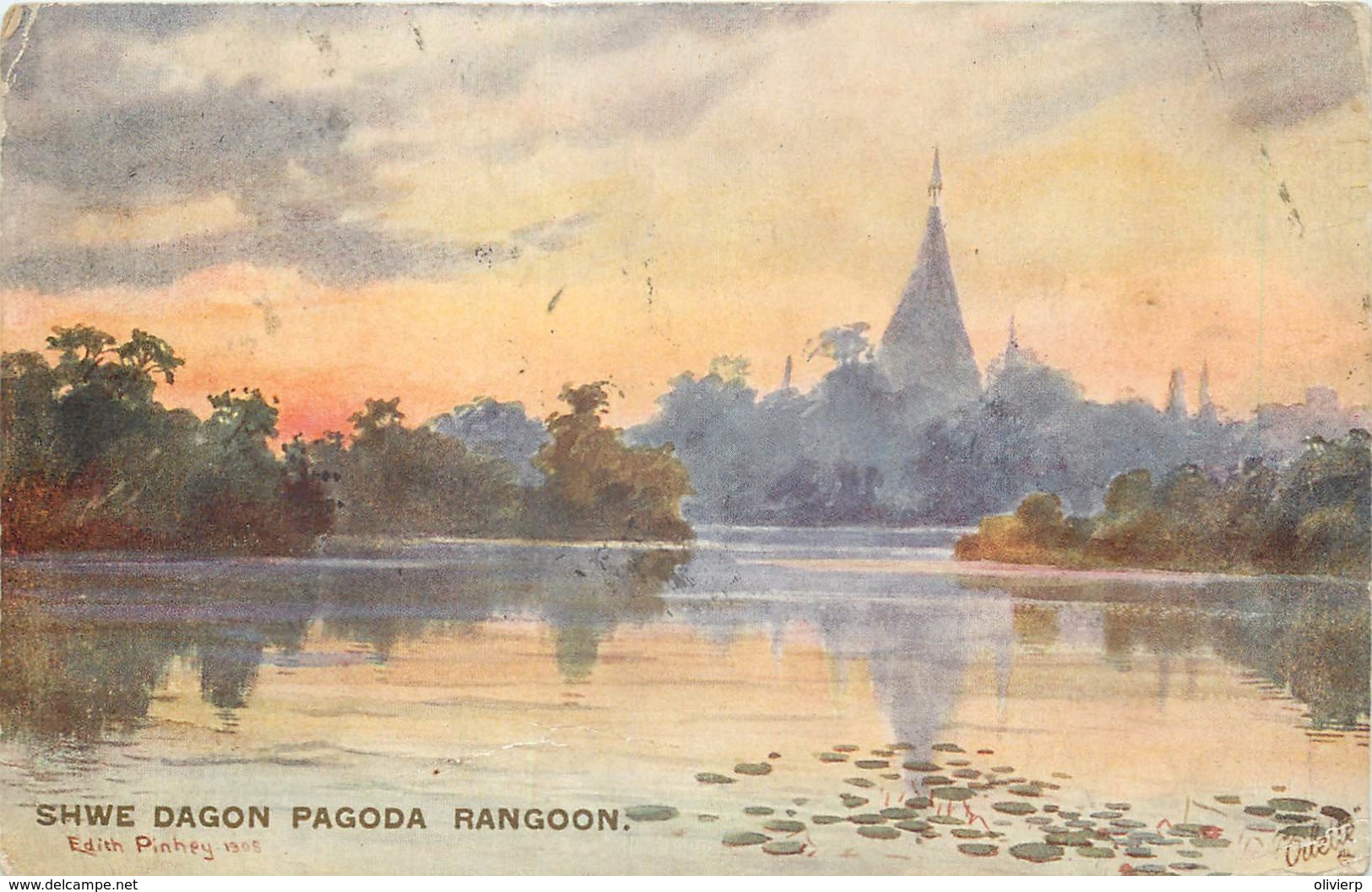 Myanmar - Birmanie - Shwe Dagon Pagoda , Rangoon -  R. Tuck N° 7880 - Myanmar (Burma)