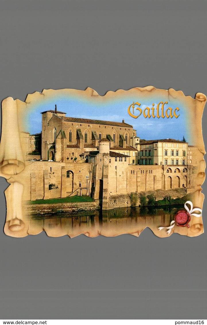 CPM Gaillac Abbatiale Saint-Michel - Parchemin - Gaillac