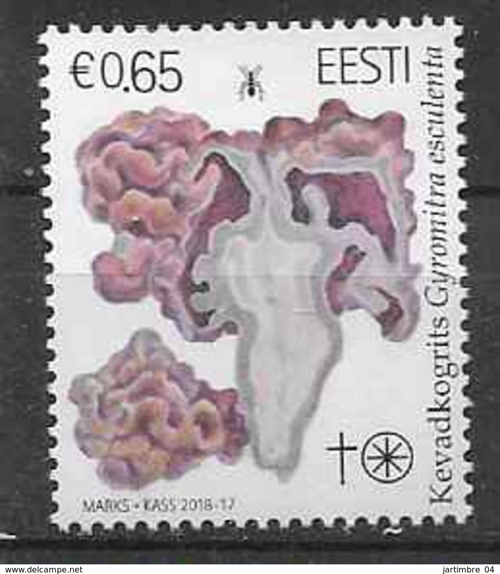 2018 ESTONIE 856** Champignon - Estonie