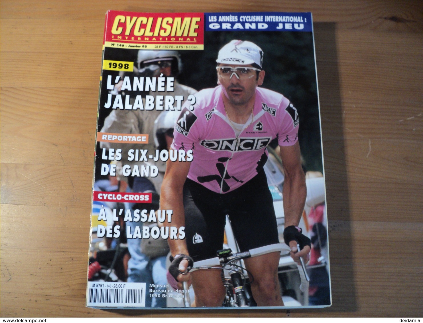 LOT DE 9 CYCLISME INTERNATIONAL. 1998 / 1999 JALABERT / SIX JOURS DE GAND / LANCE ARMSTRONG / VIRENQUE / CASINO / PANTA - Cycling