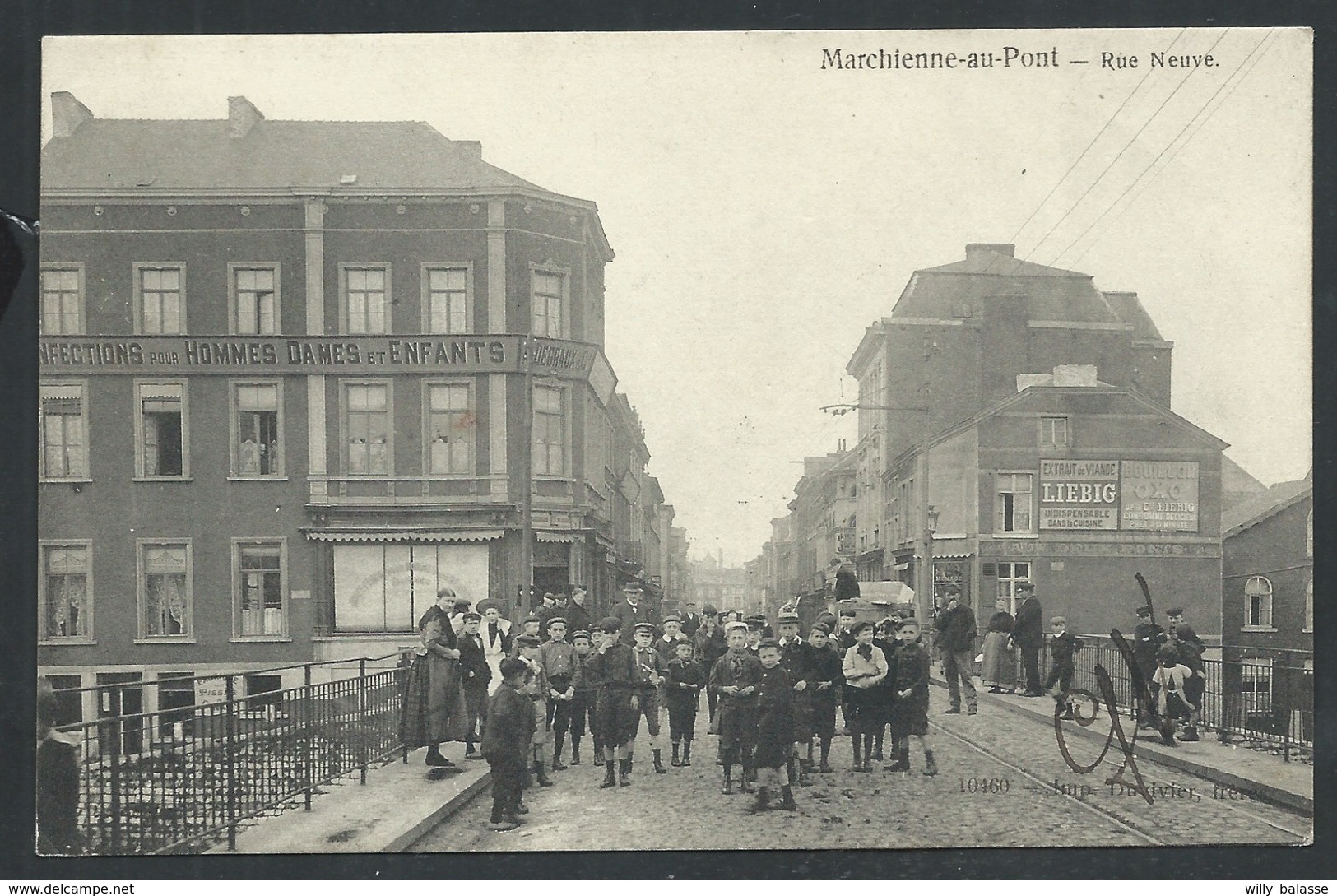 +++ CPA - MARCHIENNE AU PONT - Rue Neuve - Carte Animée  // - Charleroi