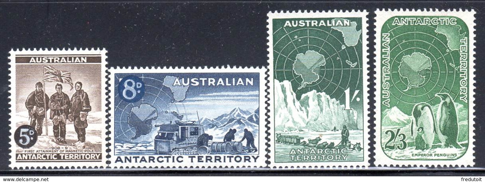 TERRITOIRE ANTARCTIQUE AUSTRALIEN - N°2/5 ** (1959) Série Courante - Unused Stamps