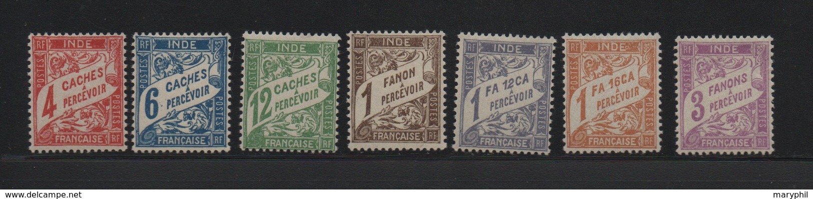 INDE  TAXE N° 12/18 * - Cote 8.70 € - Unused Stamps