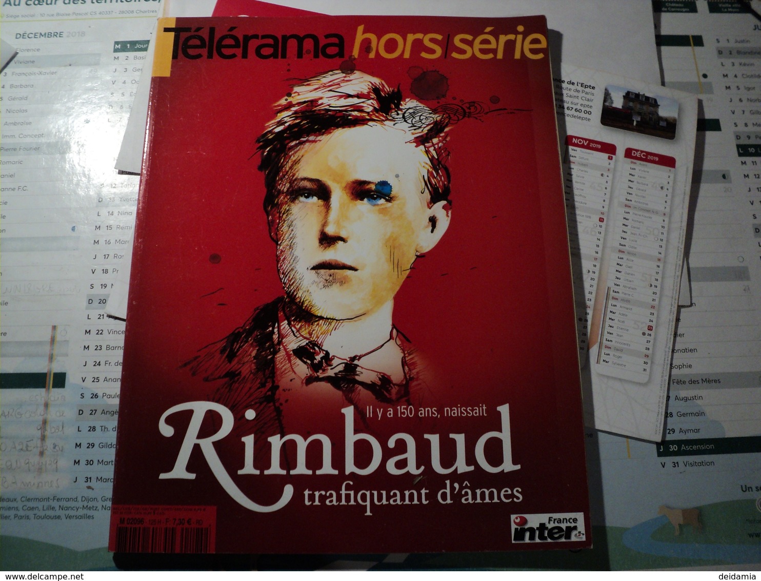 TELERAMA HORS SERIE DE NOVEMBRE 2004. RIMBAUD PHILIPPE BESSON / LE CIEL DE PARIS / JMG LE CLEZIO / - Autres & Non Classés