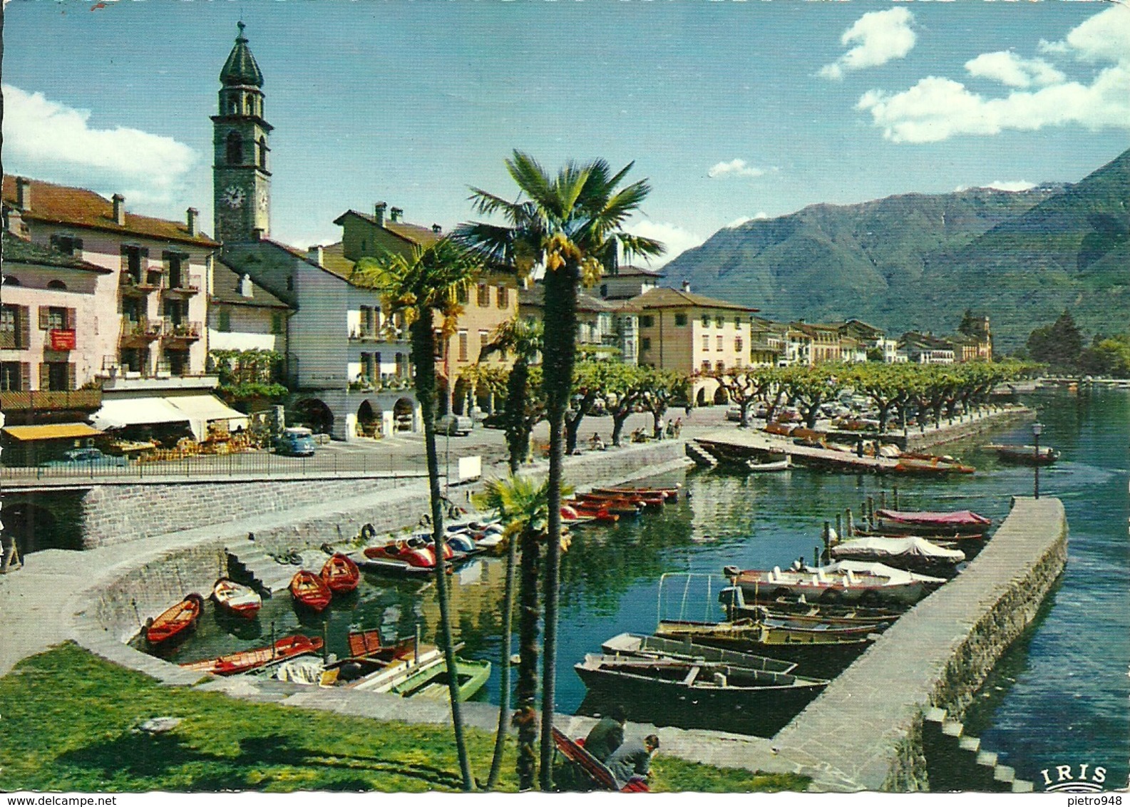 Ascona (Ticino, Svizzera) Lago Maggiore, Darsena, Porto, Porticciolo, Petit Port, Little Harbour - Ascona