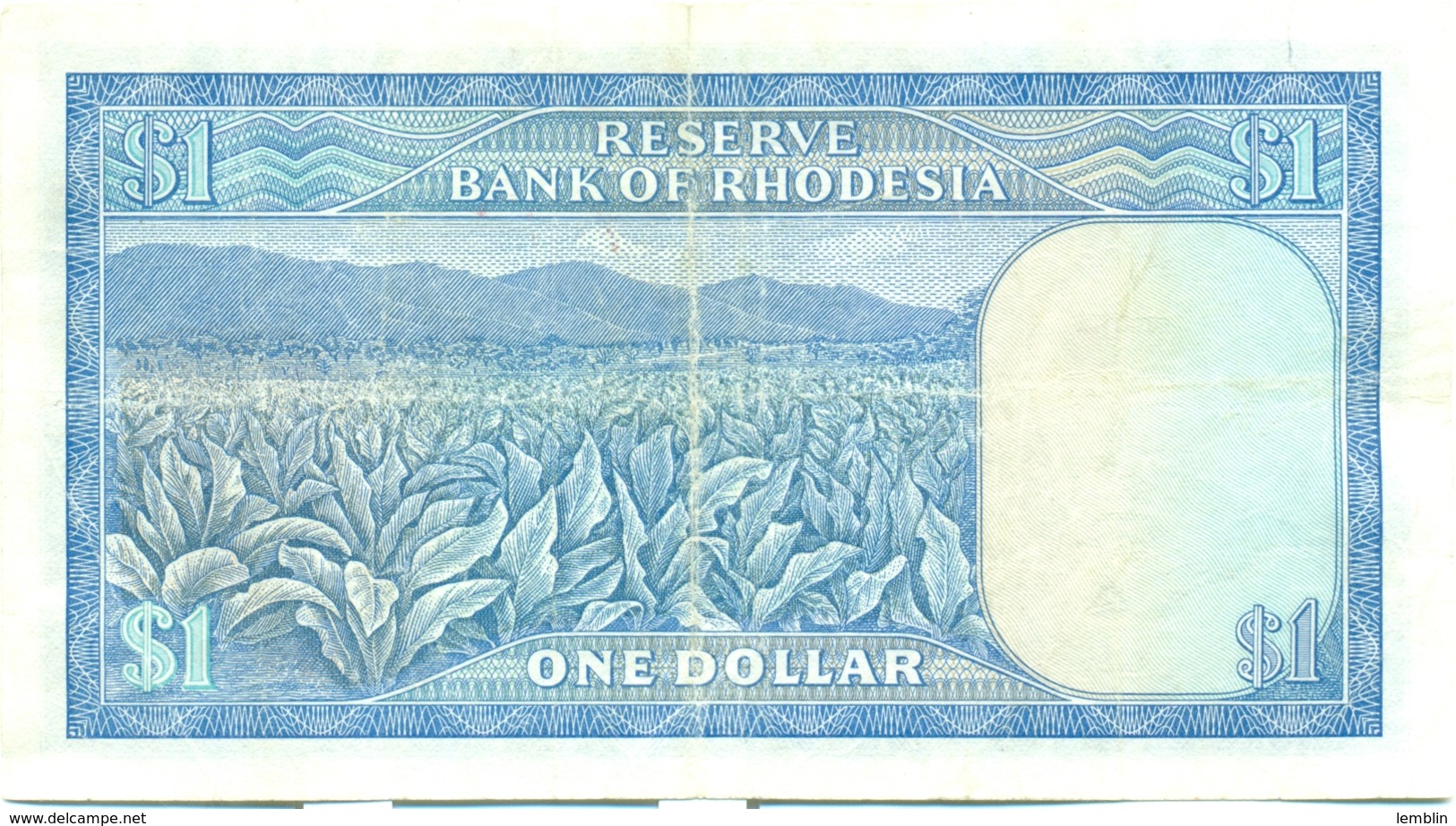 1 DOLLAR 1973 - Rhodésie