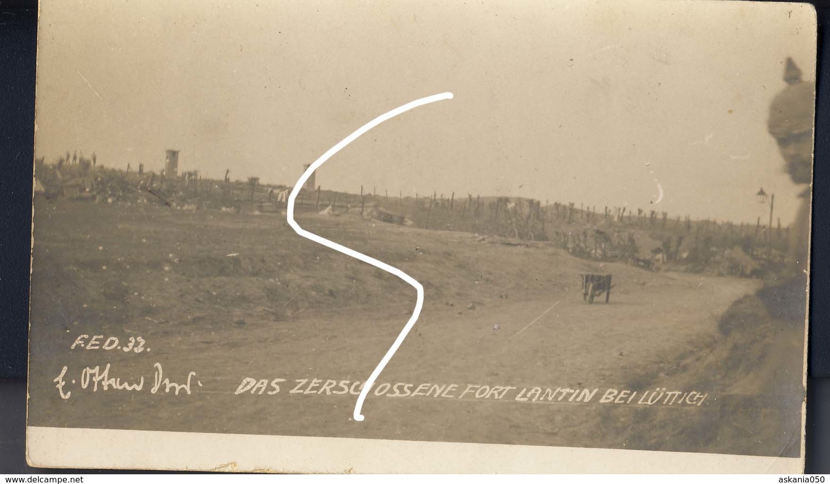 13 1e Guerre. Fort De Lantin Capturé Par Allemands - 1914-18