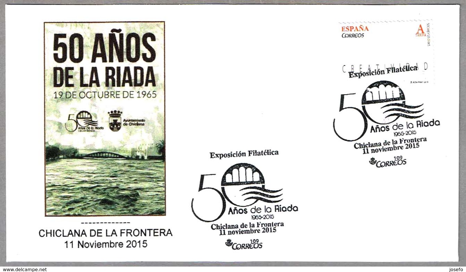 50 AÑOS DE LA RIADA - 50 Years Of The Flood. Chiclana De La Frontera, Cadiz, Andalucia, 2015 - Otros & Sin Clasificación