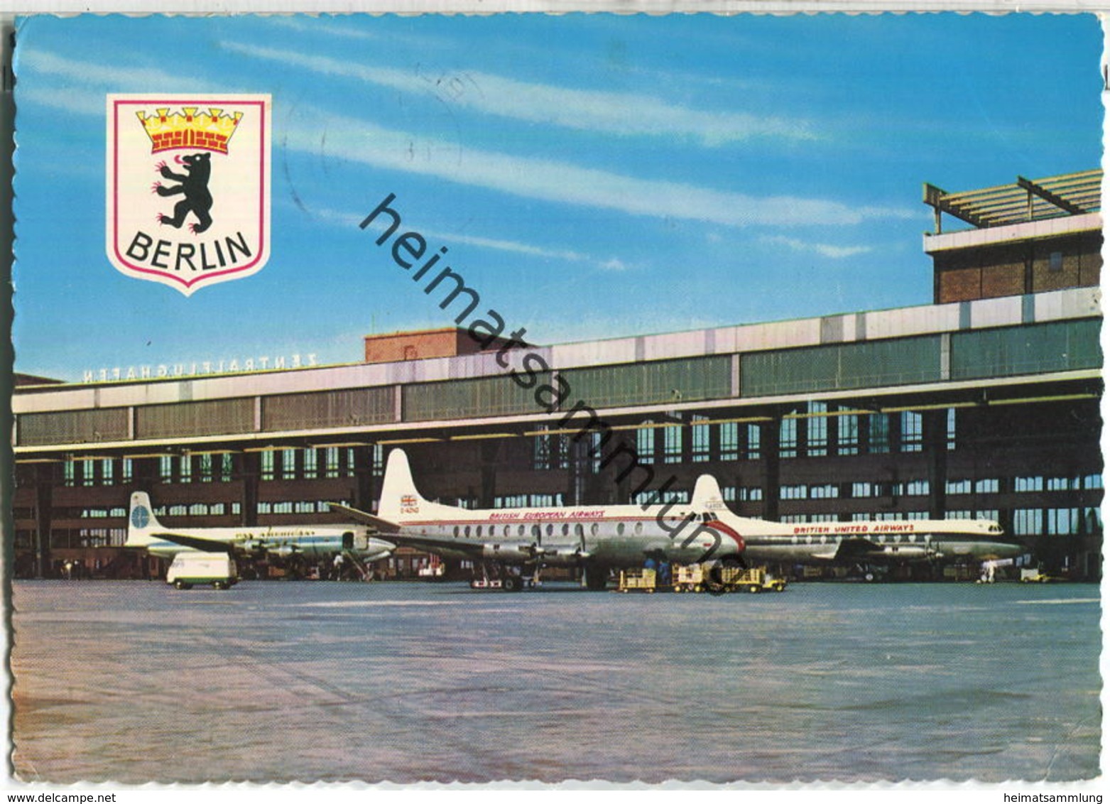 Berlin-Tempelhof - Flughafen - British European Airways - Verlag Krüger - Tempelhof