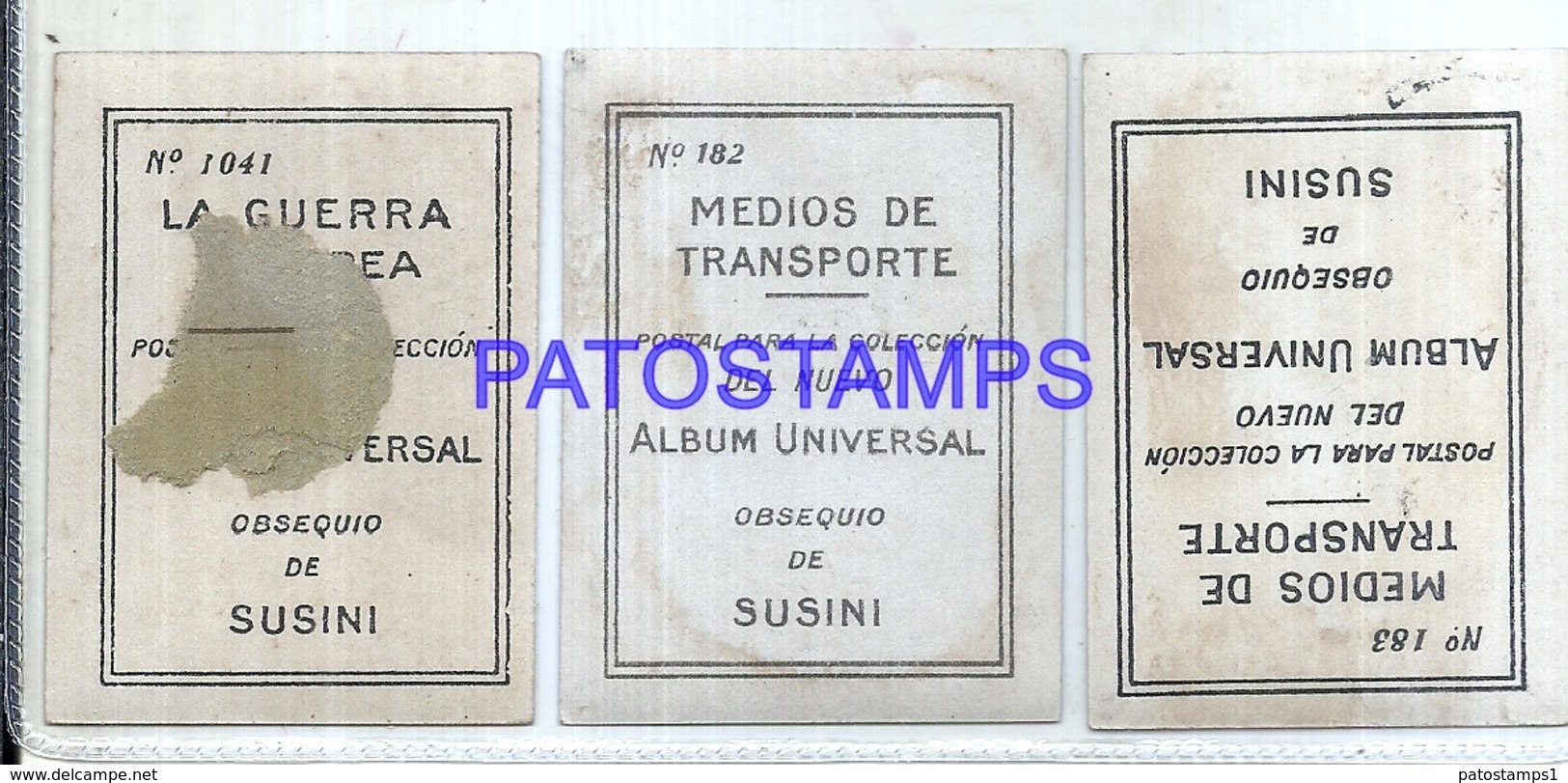 110934 JAPAN CARRO DE TOROS SILLA DE MONTAÑA & SOLDADOS FIGURITA ALBUM OBSEQUIO DE SUSINI THREE 3 NO POSTAL POSTCARD - Other & Unclassified