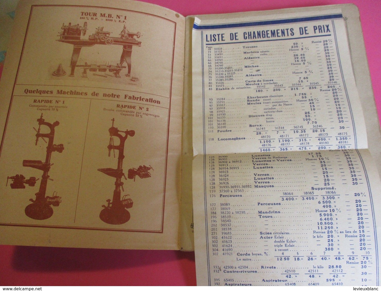 Machines -Outils-Outillages/Mobilier Industriel / Catalogue / Mestre & Blagè/PARIS/1925-26   CAT245 - Other Apparatus