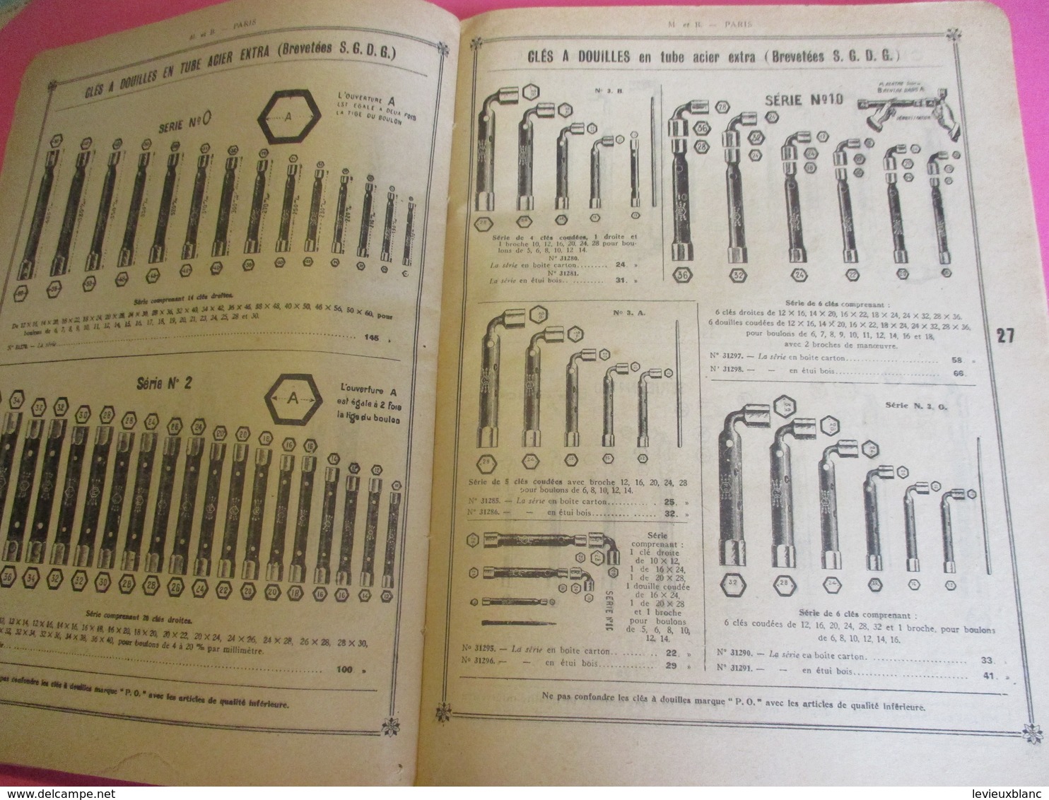 Machines -Outils-Outillages/Mobilier Industriel / Catalogue / Mestre & Blagè/PARIS/1925-26   CAT245 - Andere Toestellen