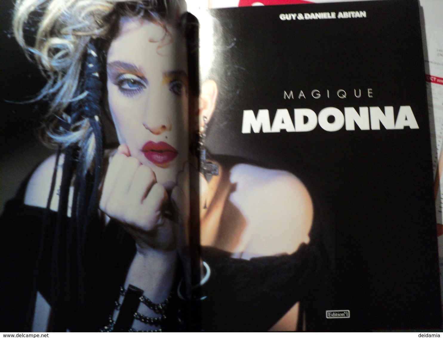 MAGIQUE MADONNA. 1987. GUY ET DANIELE ABITAN. EDITION N°1 BIOGRAPHIE ENRICHIE DE NOMBREUX CLICHES. - Musique