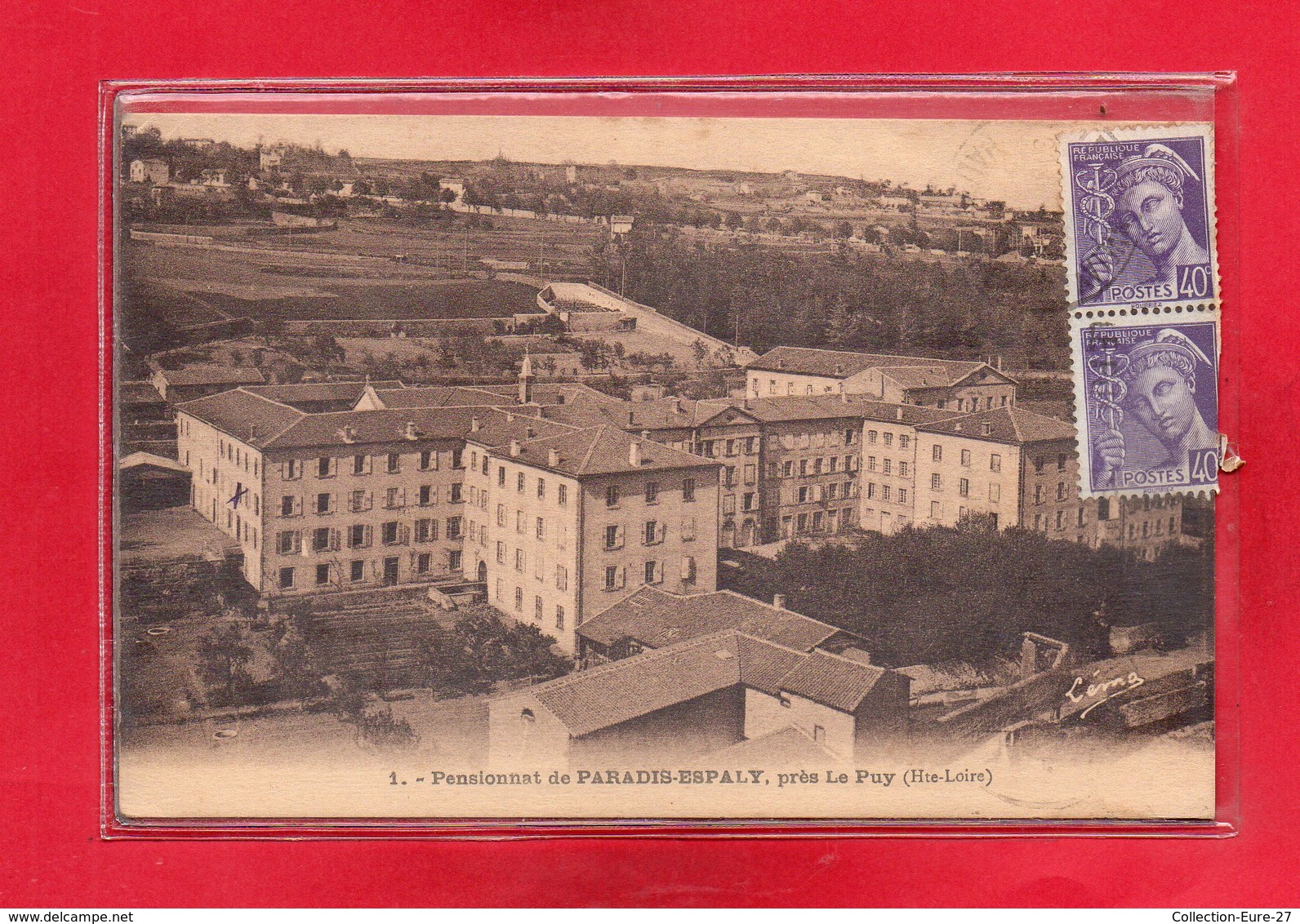 43-CPA Env. LE PUY - PENSIONNAT DE PARADIS-ESPALY - Le Puy En Velay