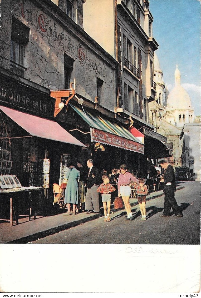 75 PARIS Place Du Tertre  D'après Albert Monier - Monier