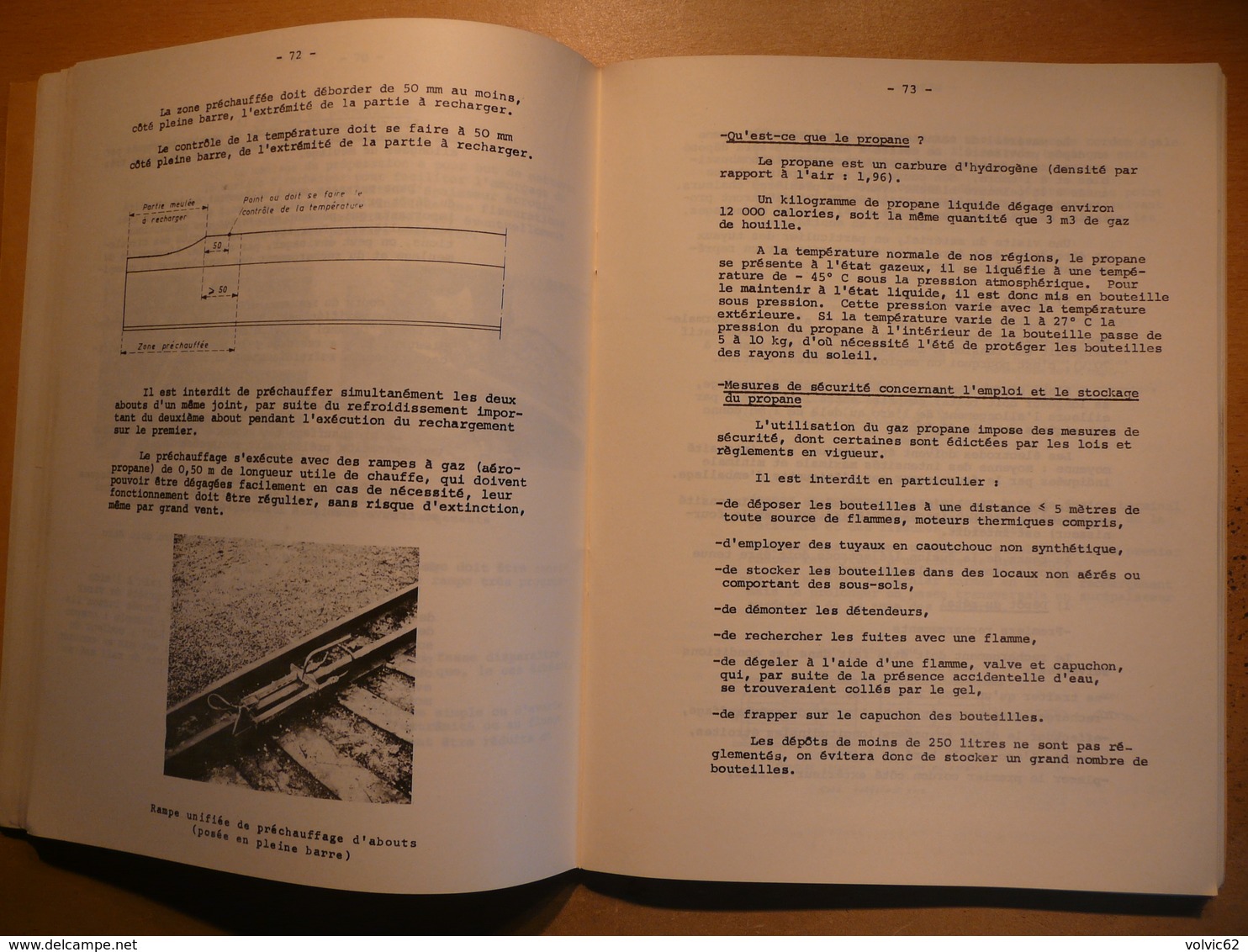 Cahiers formation des cadres revison materiel de voie soudure aluminothermique 1968 SNCF train cheminot chemin de fer