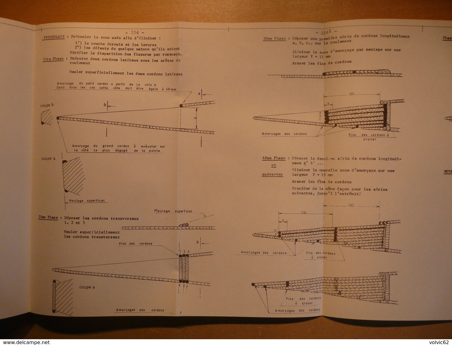 Cahiers formation des cadres revison materiel de voie soudure aluminothermique 1968 SNCF train cheminot chemin de fer