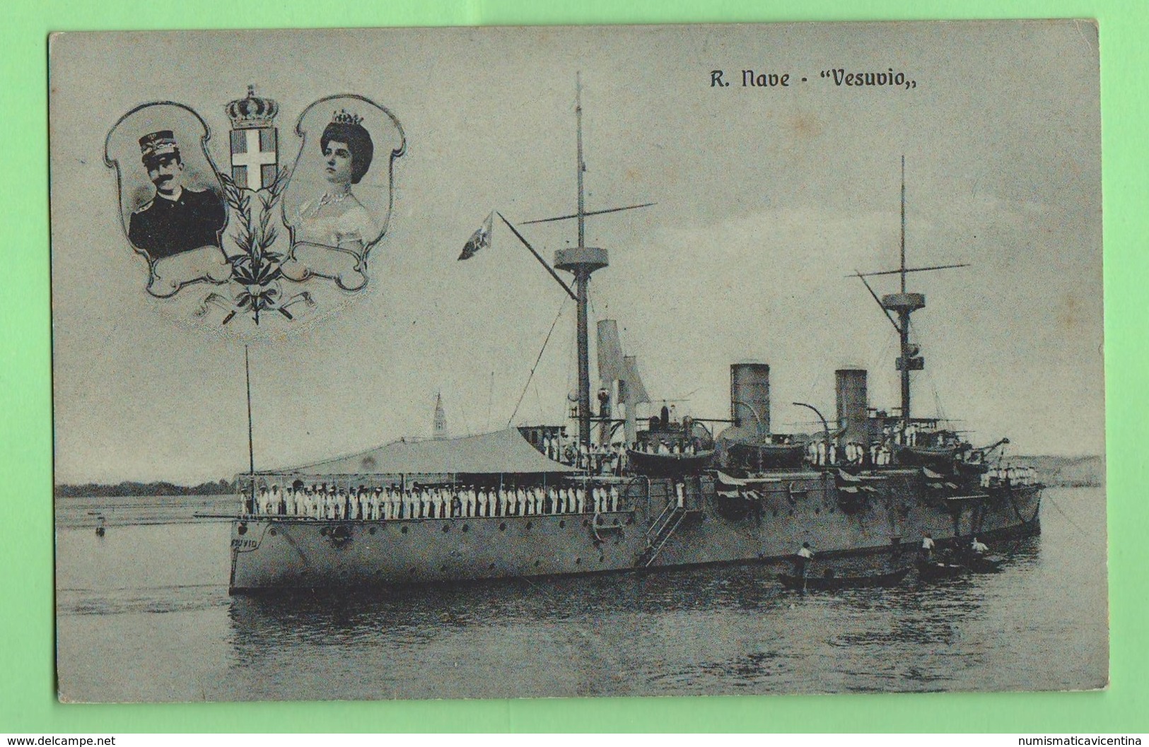 Regia Marina Nave Vesuvio Navires Ships Corvetta - Guerra