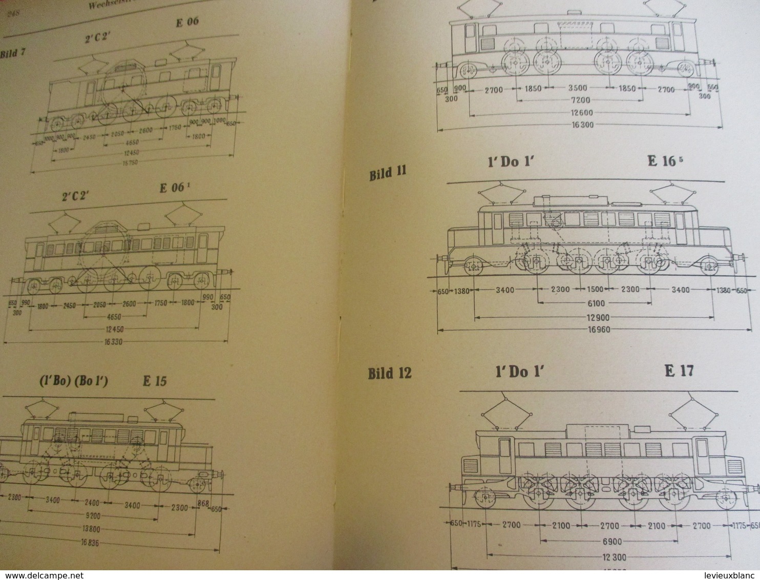 Train / Brochure en Allemand/ Merkbuch fûr die Fahrzeuge der REISCHSBAHN/Locomotives électriques/1941   TRA45