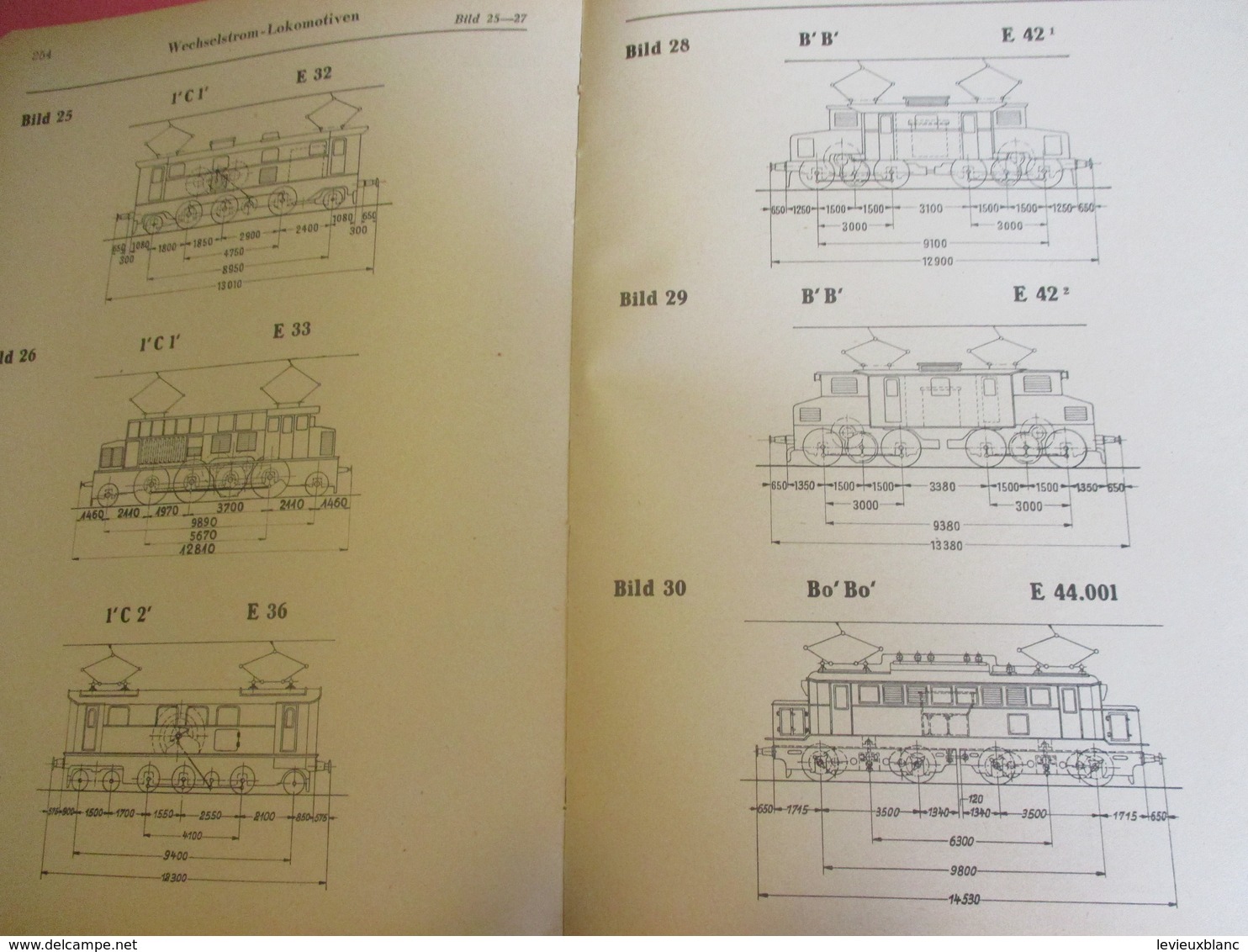 Train / Brochure en Allemand/ Merkbuch fûr die Fahrzeuge der REISCHSBAHN/Locomotives électriques/1941   TRA45