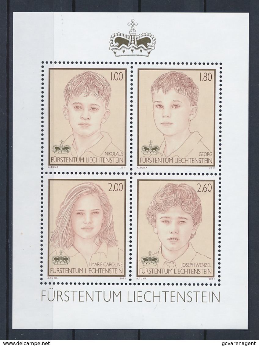 2011 Liechtenstein Mi. Bl 20**MNH Die Kinder Des Erbprinzenpaares  NEW - Blocs & Feuillets