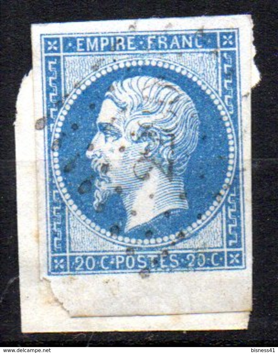 France 5 Exemplaires Napoléon III N° 14 Avec Bord De Feuille Oblitéré Sur Fragment - 1853-1860 Napoléon III.