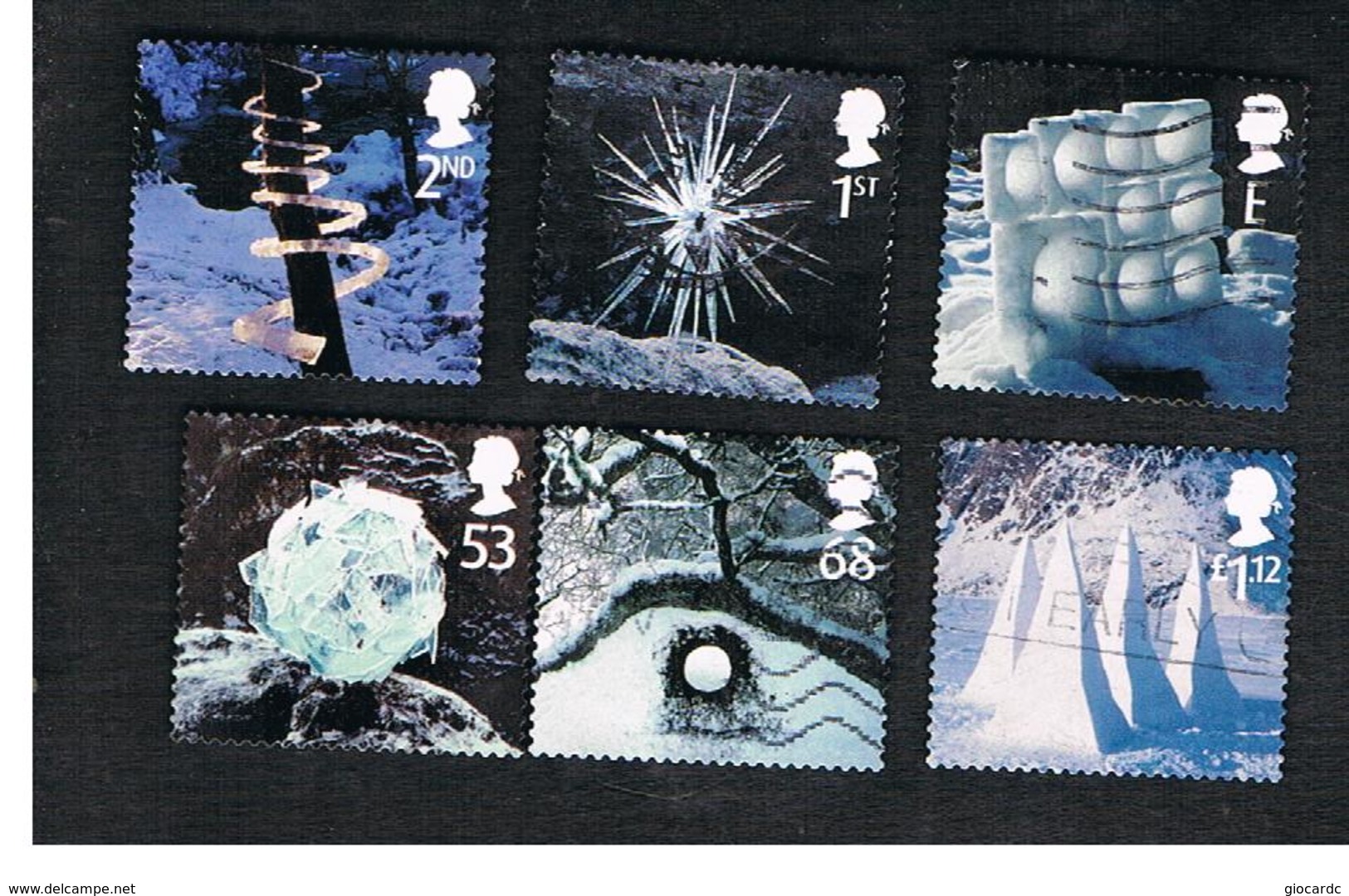 GRAN BRETAGNA.GREAT BRITAIN -  SG 2410.2414  -  2003  CHRISTMAS (COMPLET SET OF 6)  - USED - Used Stamps